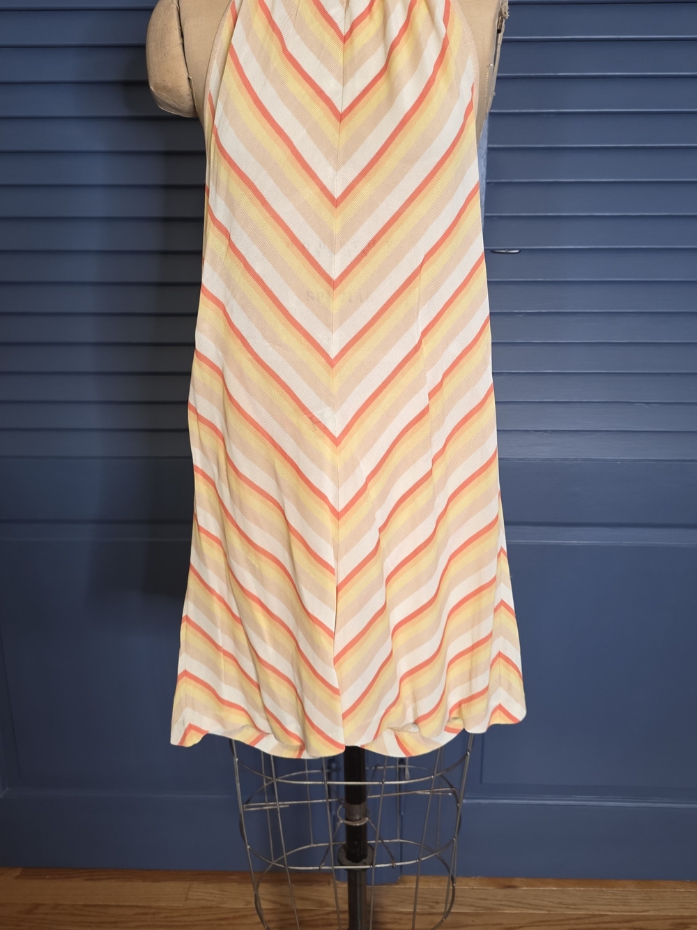 Haute Hippie Striped Halter Backless Knit Romper Size Small - Picture 3 of 8
